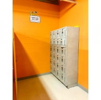 Les vestiaires et casiers